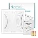 Bathroom Weight Scale, VICOODA Smart Digital Bluetooth Body Fat Scale with iOS, Android APP, BMI Wireless Weighing Body Composition Analyzer for Fat, BMI, BMR, Muscle Mass, Water, 400 lbs, White