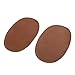 Jili Online 2 pieces Pu Leather Patch Sew On Patches Repir Elbow Knee For Clothes Clothing Accessories - Coffee