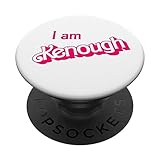 I am Kenough Trendy Design T-shirt PopSockets