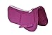 ECP All Purpose Diamond Quilted Cotton English Half Saddle Pad Therapeutic Contoured Correction Support Memory Foam Pockets for Dressage, Jumping, Riding, Training, Eventing, Showing