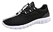 JUAN Men's Running Shoes Fashion Breathable Sneakers Mesh Soft Sole Casual Athletic Lightweight (11US/45EU,Men, Black)