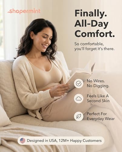 SHAPERMINT Wireless Bras for Women, Wireless Bra, Women's Bras, Bralettes for Women