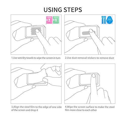 DJI Osmo Action Screen Protector DYKEISS 2.5D Curved Tempered Glass