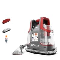 VAX SpotWash Spot Cleaner, For Stains, Spills & Pet Messes, Suitable for Car, Sofa, Upholstery, Carpet, Stairs. Compact, Powerful & Handheld cleaning machine with 250ml Vax Solution, CDCW-CSXS