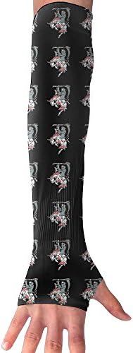 Ducking Punches Reaper And Unicorn Arm Sleeves UV Protection For Men Women Youth Arm Warmers For Cycling Golf Baseball Basketball