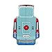 Suck UK Tin Robot Lunch Bag - Kids Lunch Box - Food Storage Tin - Boys Lunchbox - Retro Bag Kids - Packed Lunchbox - Bento Boxes For Adult - Food Container With Carry Handle - Snack Metal Boxes