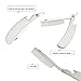 Stainless Steel Beard Comb Men's Hair, Beard and Mustache Styling Comb with Carry Case Folding Pocket Mental Comb