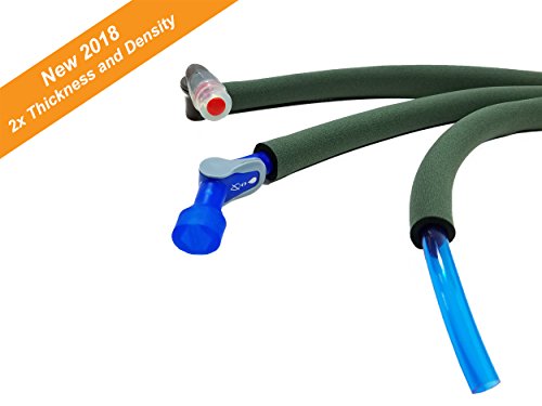 Hydration Pack Insulated Drink Tube Hose Cover Sleeve (Forest Green, 43)