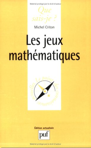 Les Jeux mathématiques by Michel Criton