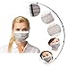 Disposable Face Mask, Goyop Dust Surgical Medical Masks Disposable - Activated Carbon 4-Ply Flu Masks Hypoallergenic Medical Dental Sanitary Mask (White) - 3 Year Shelf Life