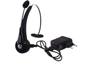 OSTENT Wireless Headset Headphone Earphone Mic & Volume Control Compatible for Sony PlayStation PS3