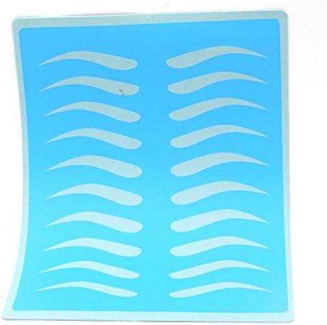 blue Rubber Eyebrow Fake Skin15cm x 20cm Permanent Makeup Tattoo Practice Skin 5 Pcs K0066