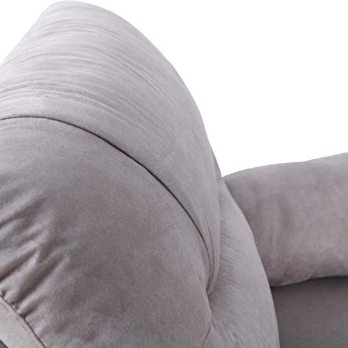 Modern Power Recliner with USB Charging Port - LCH Heavy Duty Microfiber Single Reclining Sofa Chair Living Room Furniture