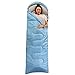 Camping Sleeping Bag-Envelope Mummy Outdoor Lightweight Portable Waterproof Perfect for 20 degree Traveling,Hiking Activities(Sky Blue / Left Zip, Rectangular)