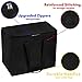 Insulated Grocery Bags (2-Pack), Leakproof Liner, Reusable, Thicker Thermal Material, Extra Large Size, Stands Upright, Collapsible, with Zippered Lid