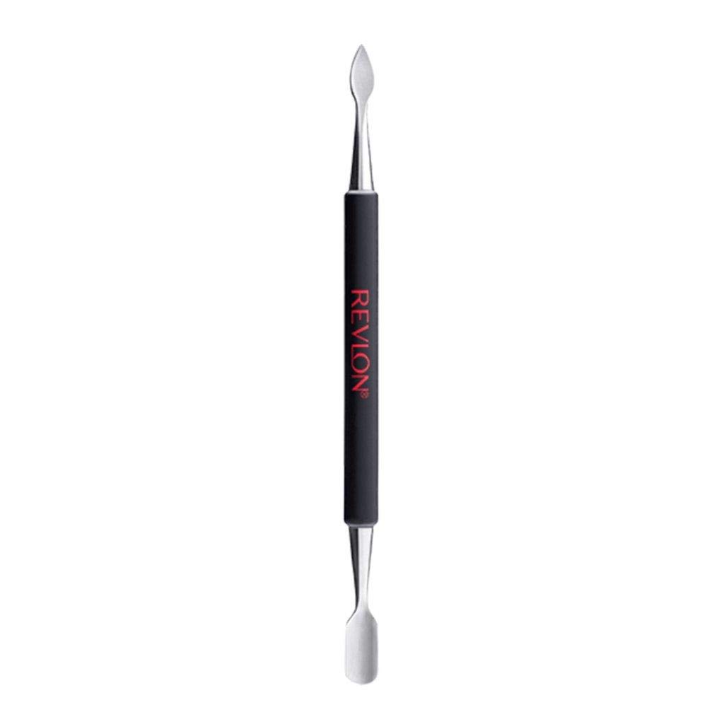 Revlon Dual Ended Nail Groomer, Stainless Steel Flat Cuticle Pusher and Nail Cleaner Tool: Beauty