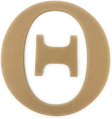 12” Wooden Greek Letter Theta Unfinished Greek Wooden Letters for Greek Fraternity / Sorority Paintable 12" Tall Letter