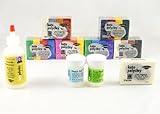 Van Aken International – VA12918 – Sampler Set – Oven Hardening Polymer Clay Color Sets(Primary, Warm, Cool, Neutral, Metallic, Concentrates), Translucent, Clear Medium, Repel Gel, Poly Paste