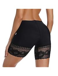 Sin costuras Slip Shorts para las damaes Shaping Underwear Encaje Boyshort Panties Fajas Shorts