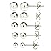 JewelrieShop Ball Earrings 316L Surgical Steel Earrings Round Ball Stud Earrings Set for Women