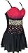 Women's One Piece Plus Size Pin Up Swim dress Tummy Control Tankini Swimsuit