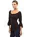 PattyBoutik Women's 3/4 Sleeve High-Low Hem Top