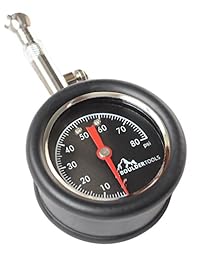 Deflatores de neumáticos y Medidor de presión para neumáticos de 80 PSI, ajustable, automático para coche, camión, motocicleta de Bolder Tools.