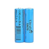 Ultrafire 18650 2200mAh MAX Battery 3.7V Li-ion rechargeable batteries Button Top Battery(2 Piece)
