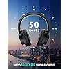 Mpow-H18-50Hrs-Noise-Cancelling-Headphones-Hi-Fi-Deep-Bass-Bluetooth-Headphones-Over-Ear-Foldable-Headset-with-CVC60-Mic-Memory-Foam-Ear-Cups-Wireless-and-Wired-for-Cellphone-PC-TV-Travel-Work Mpow H18 50Hrs Noise Cancelling Headphones, Hi-Fi Deep Bass Bluetooth Headphones Over Ear, Foldable Headset with CVC6.0…