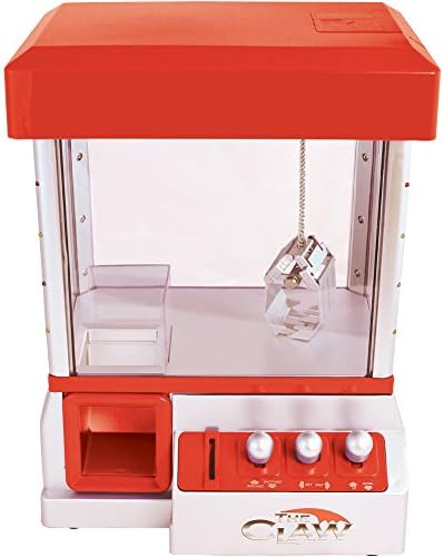 Red Claw Arcade Game w/ Lights &amp; Sound - Fill With Gum, Candy Or Small Toys