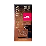 Godiva Milk Chocolate Bar, 3.5-Ounces (Pack of 5)
