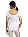 Capezio womens Tb133 athletic leotards, White, Medium US