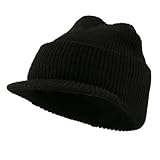 Military Wool Jeep Cap - Black