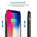 iPhone X/XS Battery Case,[6000mAh] iPhone x/xs Portable Charger,Portable Rechargeable Protective Charging Case Slim Apple iPhone 10,Support Lightning Earphone Sync-Though(Black)