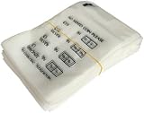 Money Bags Clear Plastic Coin Bank Bags for Cash Sorting 25 Pack view 1