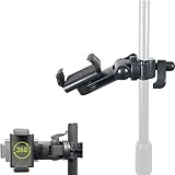 ChargerCity Music Pro Lyric Pole Bar Microphone Boom Mic Stand mount for Apple iPhone 11 Pro XR XS MAX X 8 Plus Galaxy S9 S10 Note LG MOTO X Blu Smartphones (Holder opens up to 3.5")