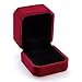Velvet Ring Box – Jewelry Display & Gift Box - Removable Insert & Soft Lining - Engagement Ring Case & Organizer by Geff House