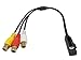 Audi AMI MMI 3RCA Audio Video Cable,SinLoon AMI MMI to 3RCA Female DVD video and audio input cable For Audi A1 A7 A8