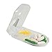 GMS Pill and Tablet Cutter with Room for Storing Medication - Color May Vary