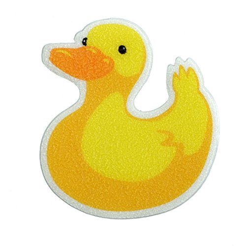 SlipX Solutions Adhesive Bath Treads: Duck Tub Tattoos Add Non-Slip Traction to Tubs, Showers & Other Slippery Spots (Kid Friendly, 5 Count, Reliable Grip)