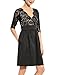 Berydress Women's 3/4 Sleeve 1950s Vintage Lace A-line Cocktail Dress