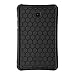 Fintie Silicone Case for Samsung Galaxy Tab A 8.0 2018 Model SM-T387, [Honey Comb Series] [Kids Friendly] Light Weight Shock Proof Protective Cover, Black
