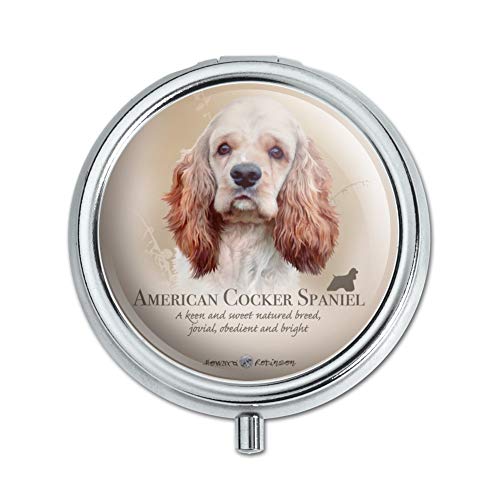 American Cocker Spaniel Dog Breed Pill Case Trinket Gift Box