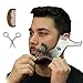 TAME'S DELUXE BEARD SHAPER KIT - For Well Groomed Men - Beard Shaping Tool for Precise Styling - Natural Pear Wood Comb for Proper Grooming - Pointy Scissors for Accurate Cuts - Storage Gift Box