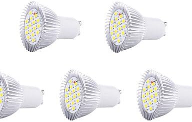ZQ Mini light bulbs 8W GU10 16XSMD5630 650LM Warm/Cool White Light LED Spot Light Bulbs (220V) , cool white