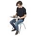 ECR4Kids The Surf Portable Lap Desk/Laptop Stand/Writing Table, Light Grey