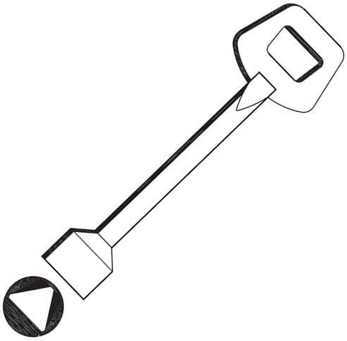 Gas Meter Box Key Electric Meter Box Metal Long Version by Thunderfix - Image 3