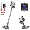 Evereze Cordless Vacuum Cleaner, Cordless Stick Vacuum with 250W 25kPa Powerful Suction 50Mins Runtime 4 in 1…