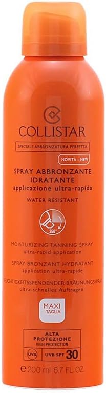 Collistar Perfect Tanning Moisturizing Spray SPF30 200ml Sun Tan Lotion Care