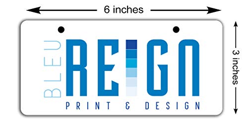 BleuReign Personalize Your Own Connecticut State Bicycle Bike Stroller Children's Toy Car 3"x6" License Plate Tag